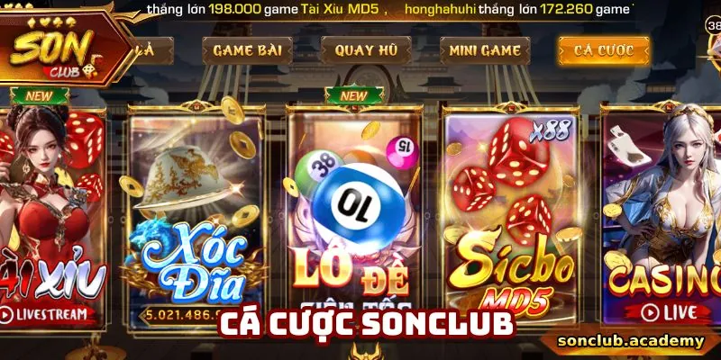 SonClub - Link Vào Trang Chủ SonClub Chính Thức Tại Việt Nam 24 Các loại hình giải trí đa dạng tại Sonclub
